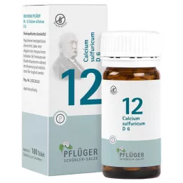 BIOCHEMIE Pflüger 12 kalcijev sumporicum d 6 tablica, 100 ST