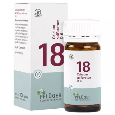 Biokemija Pflueger 18 Calcium sulfuratum D 6 tableta, 100 kom