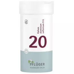 BIOCHEMIE Pflueger 20 kalij alumin.sumpor.D 6 tab., 400 kom