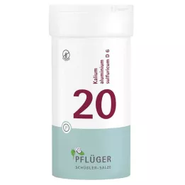 BIOCHEMIE Pflueger 20 kalij alumin.sumpor.D 6 tab., 400 kom