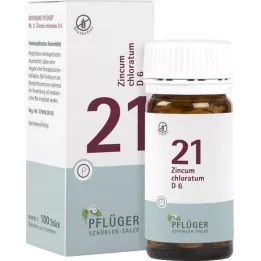 BIOCHEMIE Pflueger 21 Zincum chloratum D 6 tableta, 100 kom