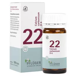 BIOCHEMIE Pflueger 22 Calcium carbonicum D 6 tableta, 100 kom