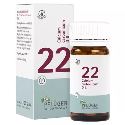 Biokemija Pflueger 22 Calcium carbonicum D 6 tableta, 100 kom Biokemija Pflueger 22 Calcium carbonicum D 6 tableta, 100 kom