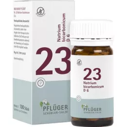 BIOCHEMIE Pflueger 23 Natrum bicarbonicum D 6 tab., 100 kom