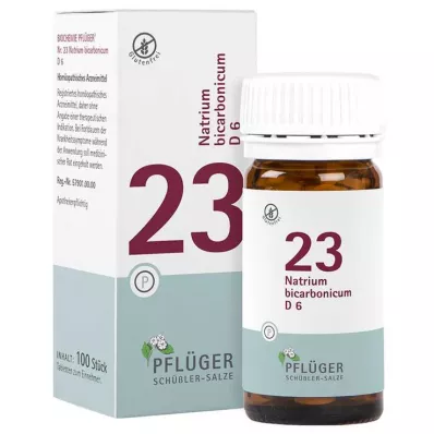 Biokemija Pflueger 23 sodium bicarbon.D 6 tableta, 100 kom Biokemija Pflueger 23 sodium bicarbon.D 6 tableta, 100 kom
