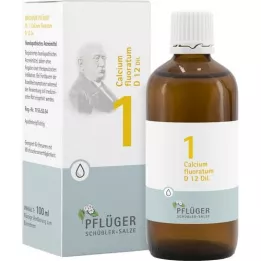 BIOCHEMIE Pflueger 1 Calcium fluoratum D 12 kapi, 100 ml