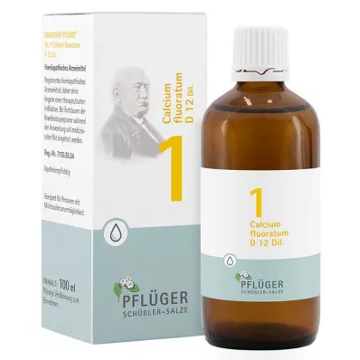 BIOCHEMIE Pflueger 1 Calcium fluoratum D 12 kapi, 100 ml