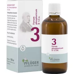 BIOCHEMIE Pflueger 3 Ferrum phosphoricum D 12 Tro., 100 ml