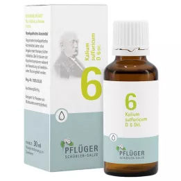 BIOCHEMIE Pflueger 6 Kalium sulfuricum D 6 kapi, 30 ml