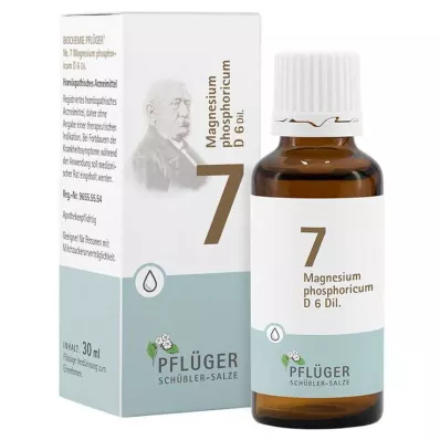 BIOCHEMIE Pflueger 7 Magnesium phosphoricum D 6 Tro, 30 ml