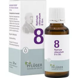 BIOCHEMIE Pflueger 8 sodium chloratum D 6 kapi, 30 ml