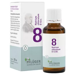 BIOCHEMIE Pflueger 8 sodium chloratum D 6 kapi, 30 ml