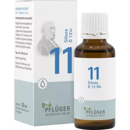 BIOCHEMIE Pflueger 11 Silicea D 12 kapi, 30 ml