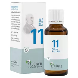 BIOCHEMIE Pflueger 11 Silicea D 12 kapi, 30 ml