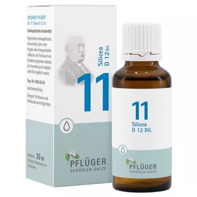 BIOCHEMIE Pflueger 11 Silicea D 12 kapi, 30 ml