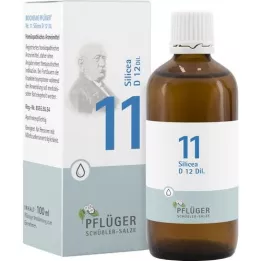 BIOCHEMIE Pflueger 11 Silicea D 12 kapi, 100 ml