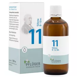 BIOCHEMIE Pflueger 11 Silicea D 12 kapi, 100 ml