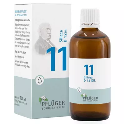 BIOCHEMIE Pflueger 11 Silicea D 12 kapi, 100 ml