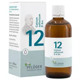 BIOCHEMIE Pflueger 12 Calcium sulfuricum D 6 kapi, 100 ml