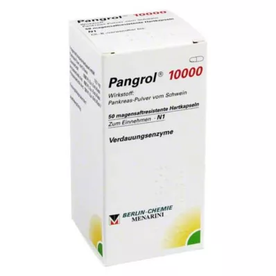 Pangrol 10000 tvrde kapsule s gastrorezistentnom ovojnicom, 50 kom Pangrol 10000 tvrde kapsule s gastrorezistentnom ovojnicom, 50 kom