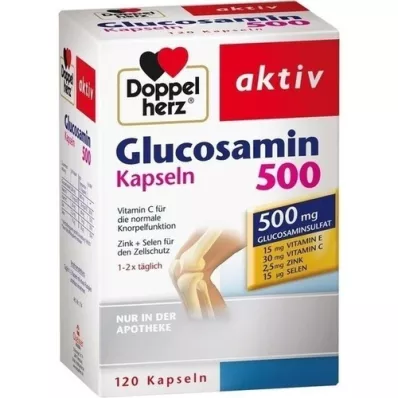 DOPPELHERZ Glukozamin 500 kapsula, 120 komada