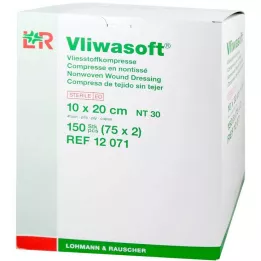 VLIWASOFT Komprese od flisa 10x20 cm sterilne 4l., 150 komada