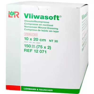 VLIWASOFT Komprese od flisa 10x20 cm sterilne 4l., 150 komada