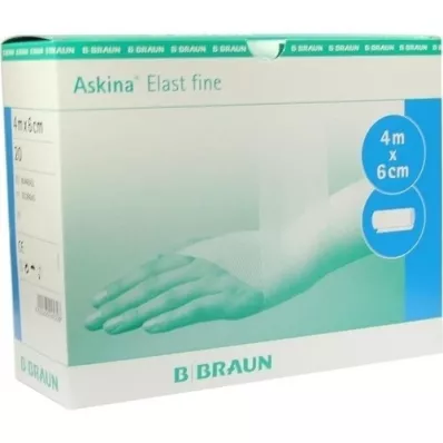 ASKINA elast fine binde 6 cmx4 m labave, 20 sati