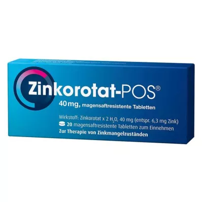 ZINKOROTAT POS gastrorezistentne tablete, 20 kom