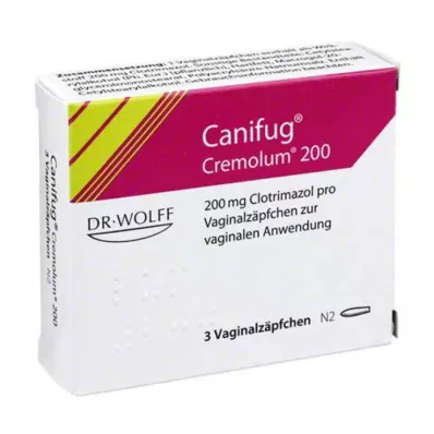 Canifug Cremolum 200 vaginalni čepići, 3 kom Canifug Cremolum 200 vaginalni čepići, 3 kom