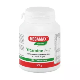 MEGAMAX Vitamini A-Z+Q10+Lutein tablete, 100 kom