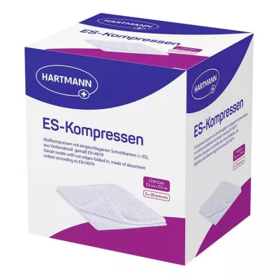 ES-Komprese sterilne 7,5x7,5 cm veliko pakiranje, 5x20 kom