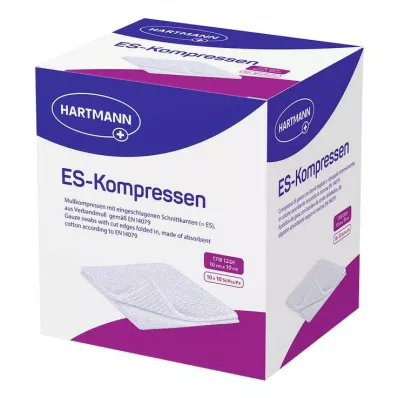 ES-KOMPRESSEN sterilni 10x10 cm 12-struko veliko pakiranje, 10X10 kom