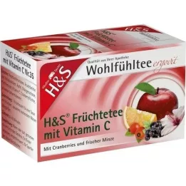 H&amp;S Fruits with Vitamin C filter vrećica, 20X2,7 g