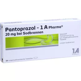 PANTOPRAZOL-1A Pharma 20mg za žgaravicu msr.Tab., 14 kom