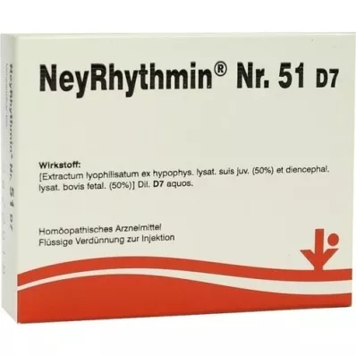 NEYRHYTHMIN Br.51 D 7 ampula, 5X2 ml