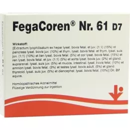 FEGACOREN Br.61 D 7 ampula, 5X2 ml