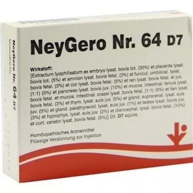 NEYGERO Br.64 D 7 ampula, 5X2 ml