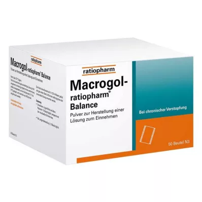 MACROGOL-ratiopharm Balance Plv.z.H.e.L.z.Einn., 50 kom MACROGOL-ratiopharm Balance Plv.z.H.e.L.z.Einn., 50 kom