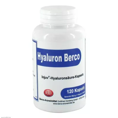 HYALURON BERCO Injuv kapsule, 120 ST