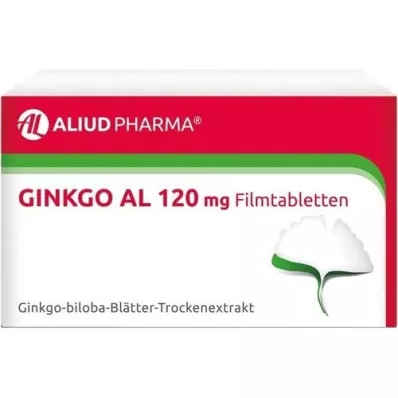 GINKGO AL 120 mg filmom obložene tablete, 60 kom