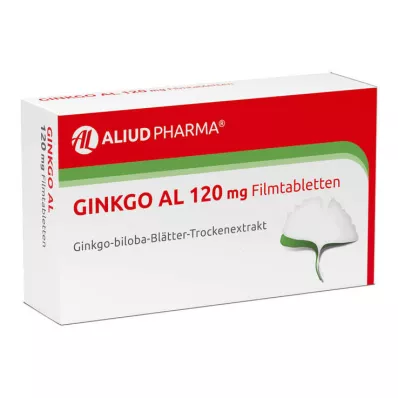 GINKGO AL 120 mg filmom obložene tablete, 60 kom