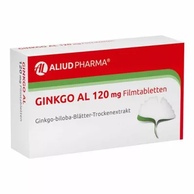GINKGO AL 120 mg filmom obložene tablete, 120 kom GINKGO AL 120 mg filmom obložene tablete, 120 kom