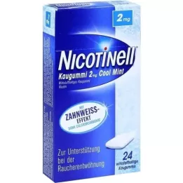 NICOTINELL Žvakaća guma Cool Mint 2 mg, 24 kom
