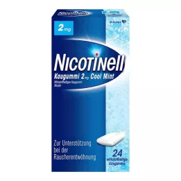 NICOTINELL Žvakaća guma Cool Mint 2 mg, 24 kom