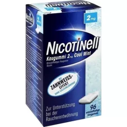 NICOTINELL Žvakaća guma Cool Mint 2 mg, 96 kom