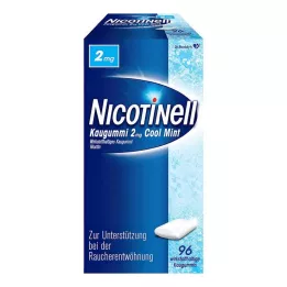 NICOTINELL Žvakaća guma Cool Mint 2 mg, 96 kom