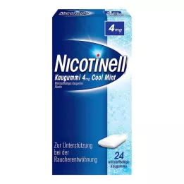 NICOTINELL Žvakaća guma Cool Mint 4 mg, 24 kom