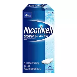 NICOTINELL Žvakaća guma Cool Mint 4 mg, 96 kom