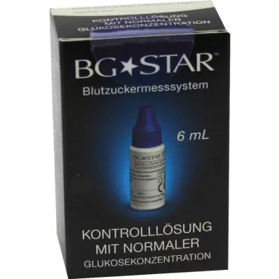 BGSTAR Kontrolna otopina normal, 6 ml